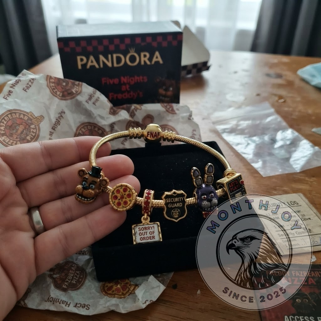 Five Nights at Freddy's Security Guard Charm Bracelet - photo 3