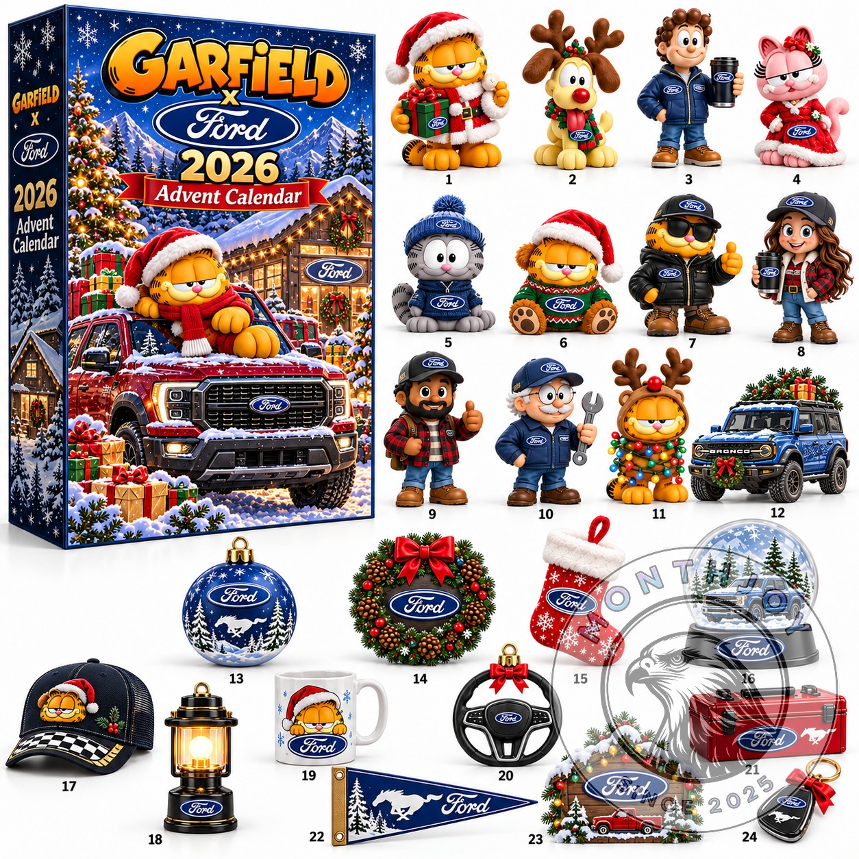 Garfield Ford 2026 Christmas Advent Calendar