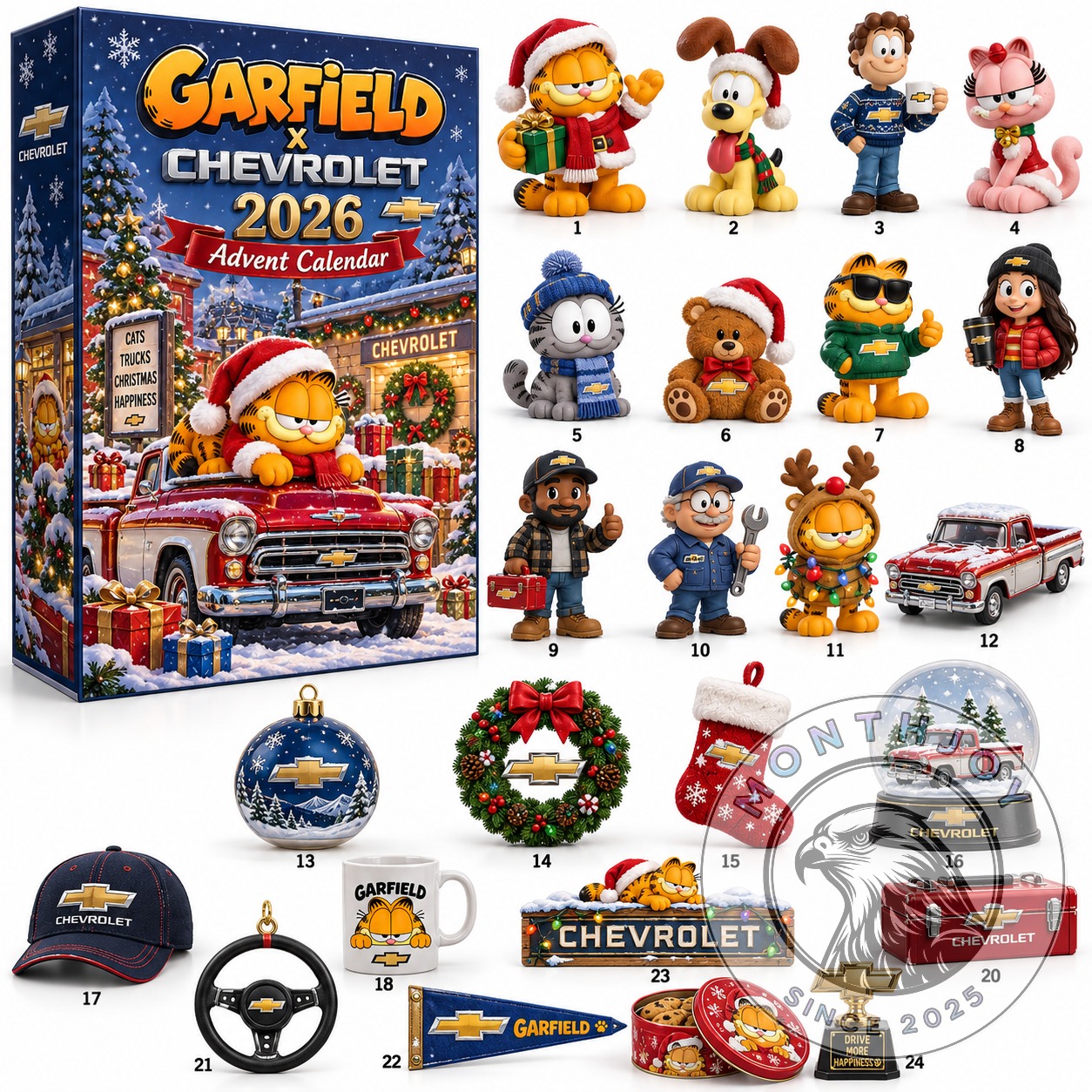 Garfield x Chevrolet Christmas 2026 Advent Calendar