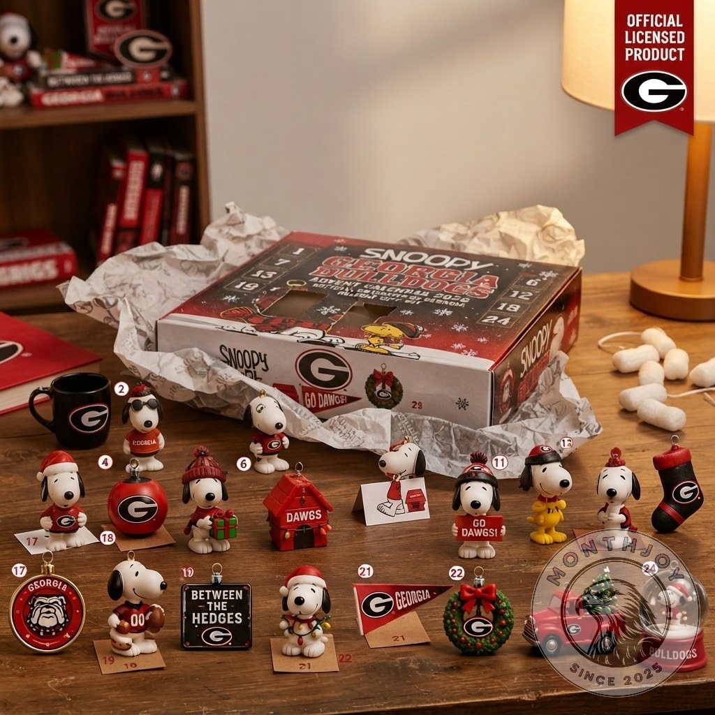 Georgia Bulldogs Snoopy 2026 Advent Calendar - photo 2
