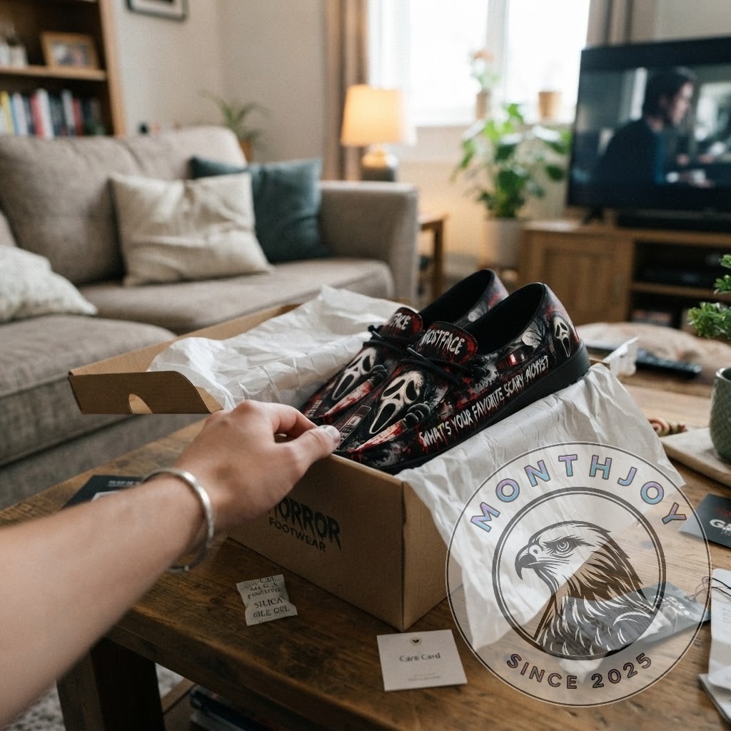 Ghostface What's Your Favorite Scary Movie Halloween Loafer Shoes - photo 2