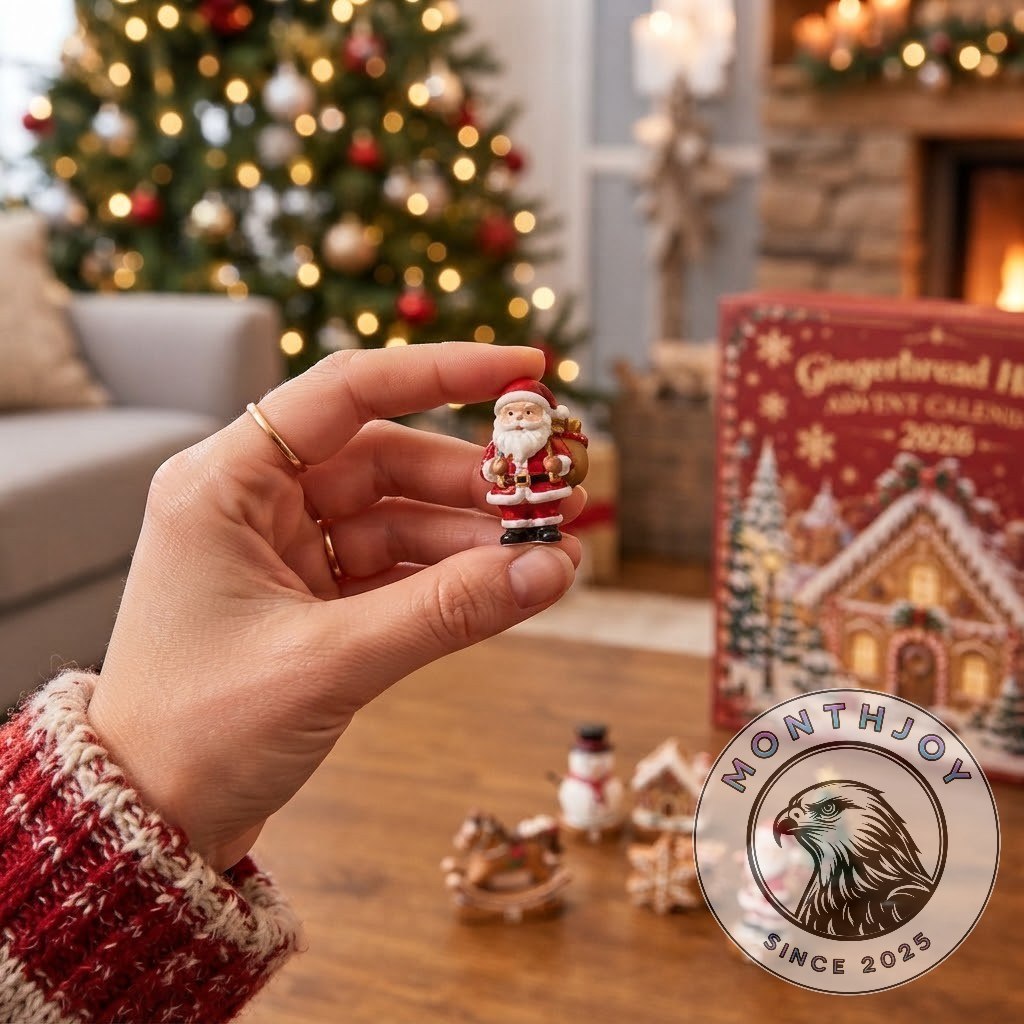 Gingerbread House 2026 Christmas Advent Calendar - decorated house and matching presentation box