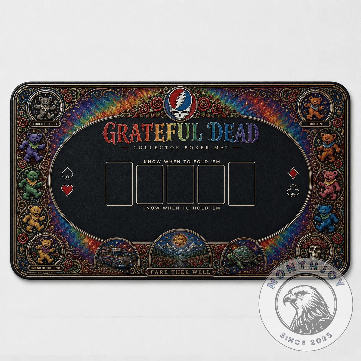 Grateful Dead Fare Thee Well 300-Piece All-in-One Poker Set - illustrated metal case