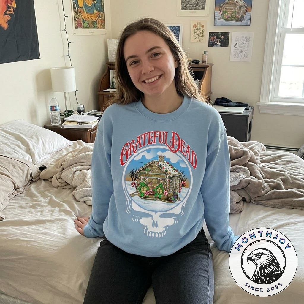 Grateful Dead Gingerbread Station Christmas Sweatshirt 2026 - photo 2
