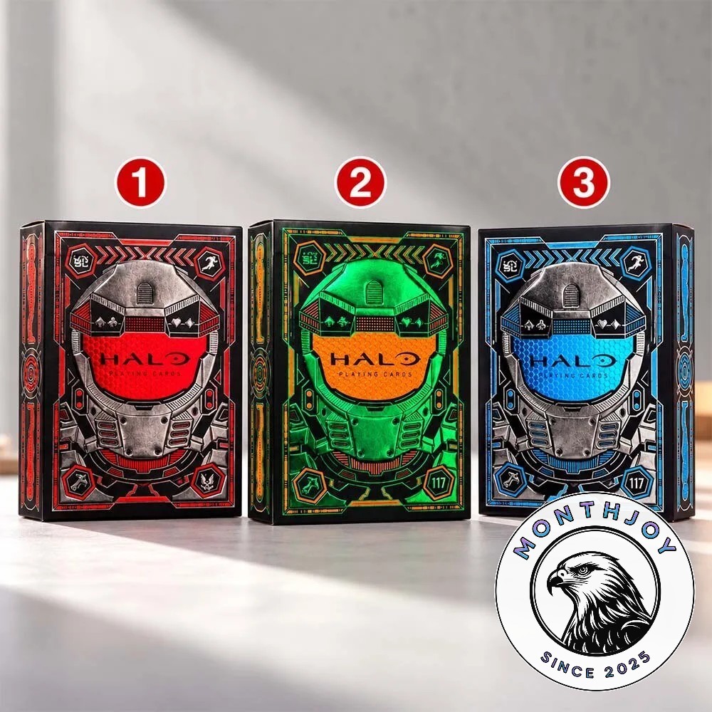 Halo Master Chief 117 Helmet Playing Cards Deck 2026 - photo 2
