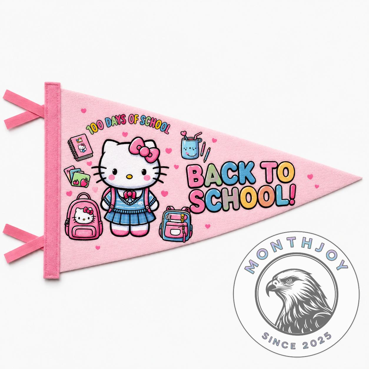 Hello Kitty Pennant Flag back To School Gifts 2026 - Front View