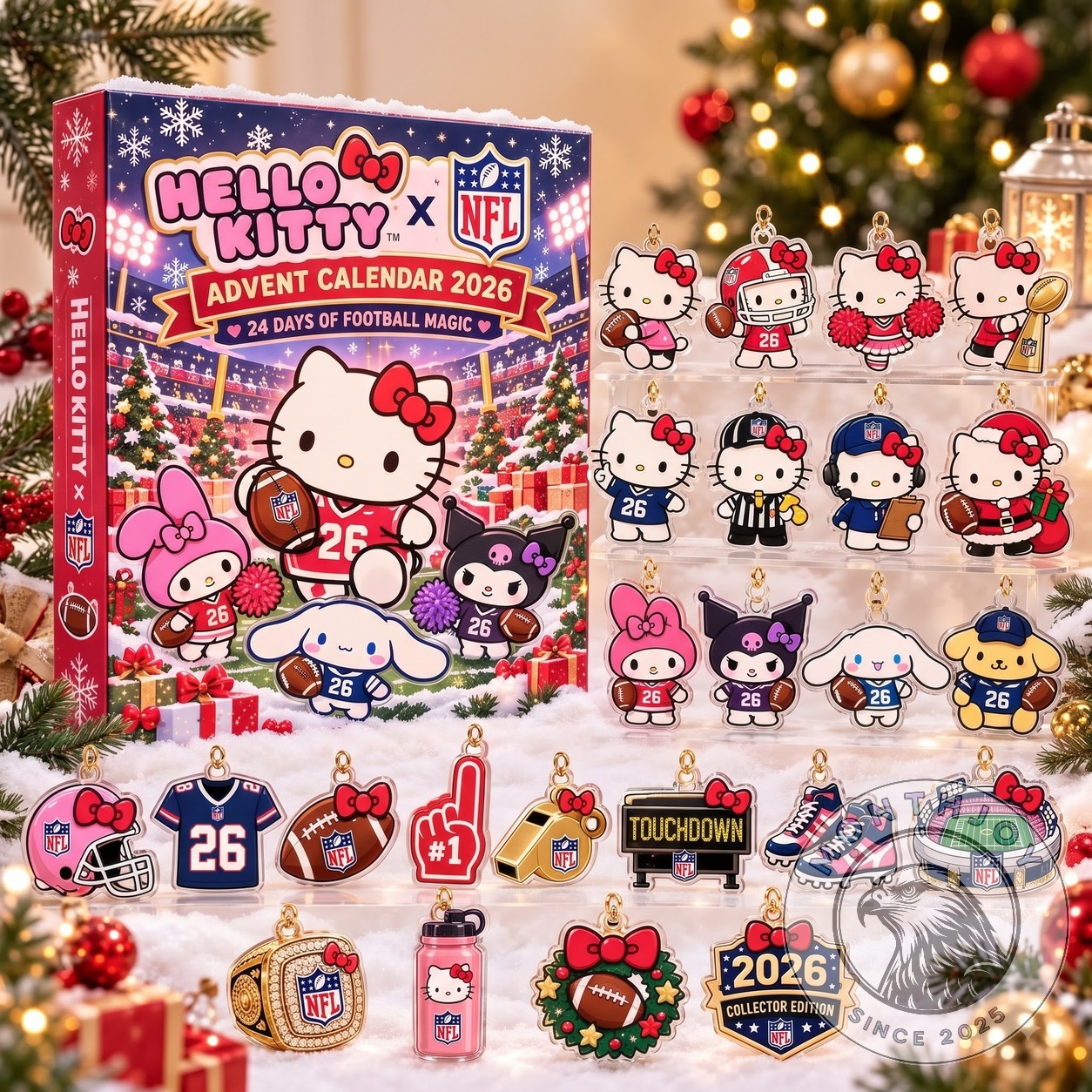 Hello Kitty NFL Christmas 2026 Advent Calendar - photo 3