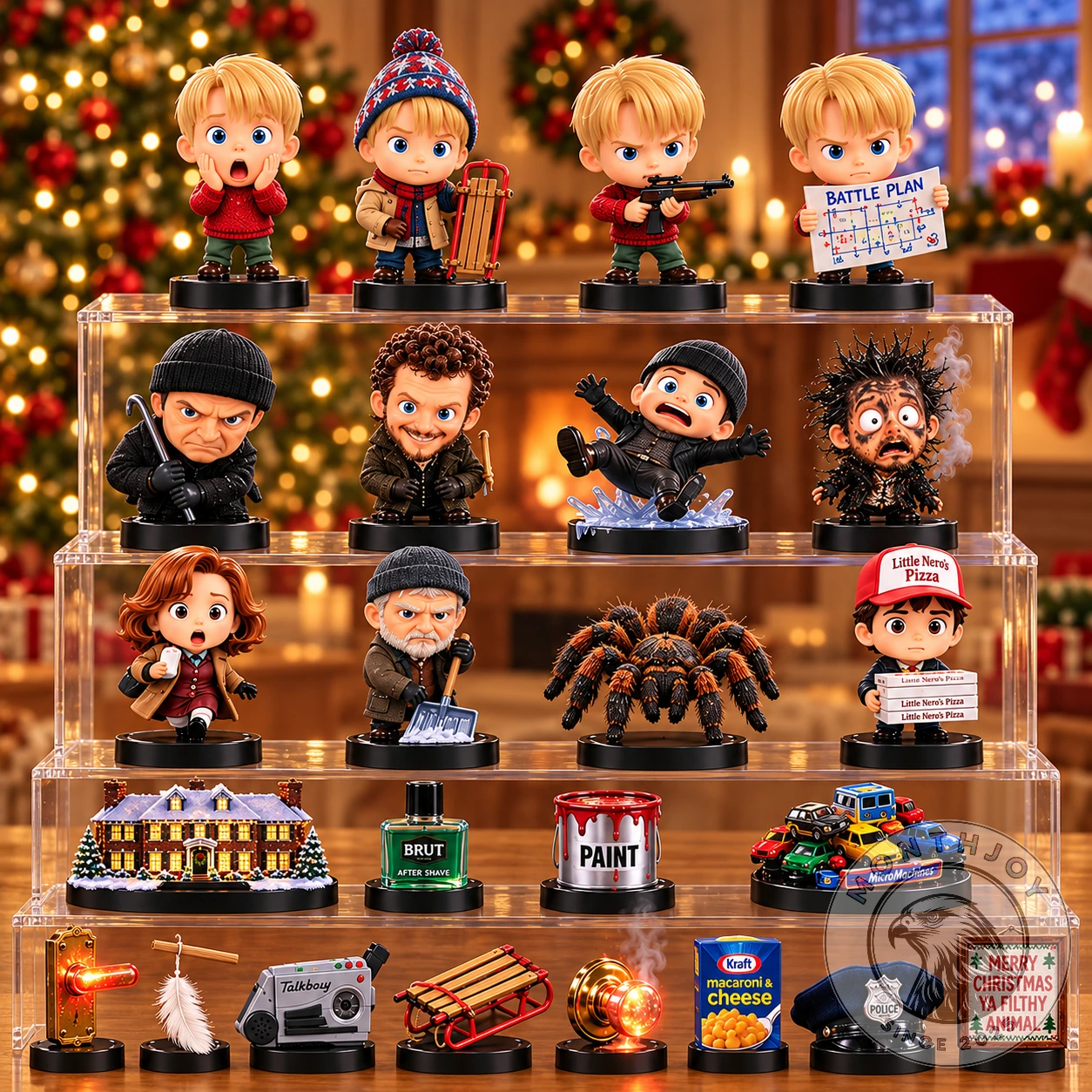 Home Alone 2026 Advent Calendar - Full Design