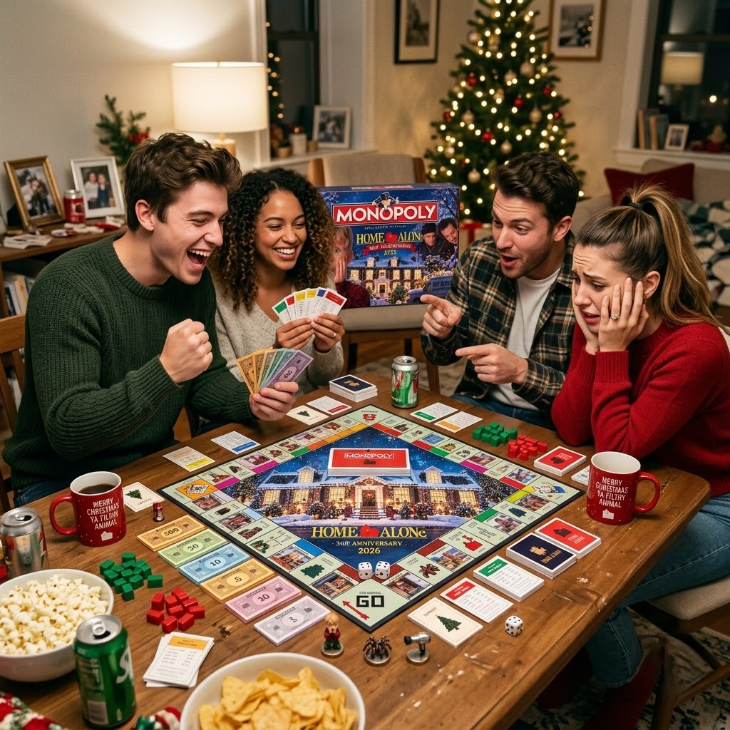 Home Alone 36th Anniversary 2026 Monopoly Board Game - photo 2