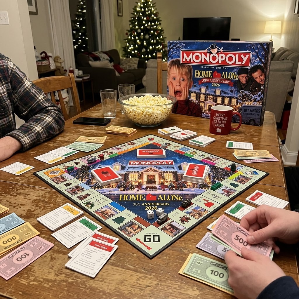 Home Alone 36th Anniversary 2026 Monopoly Board Game - photo 3