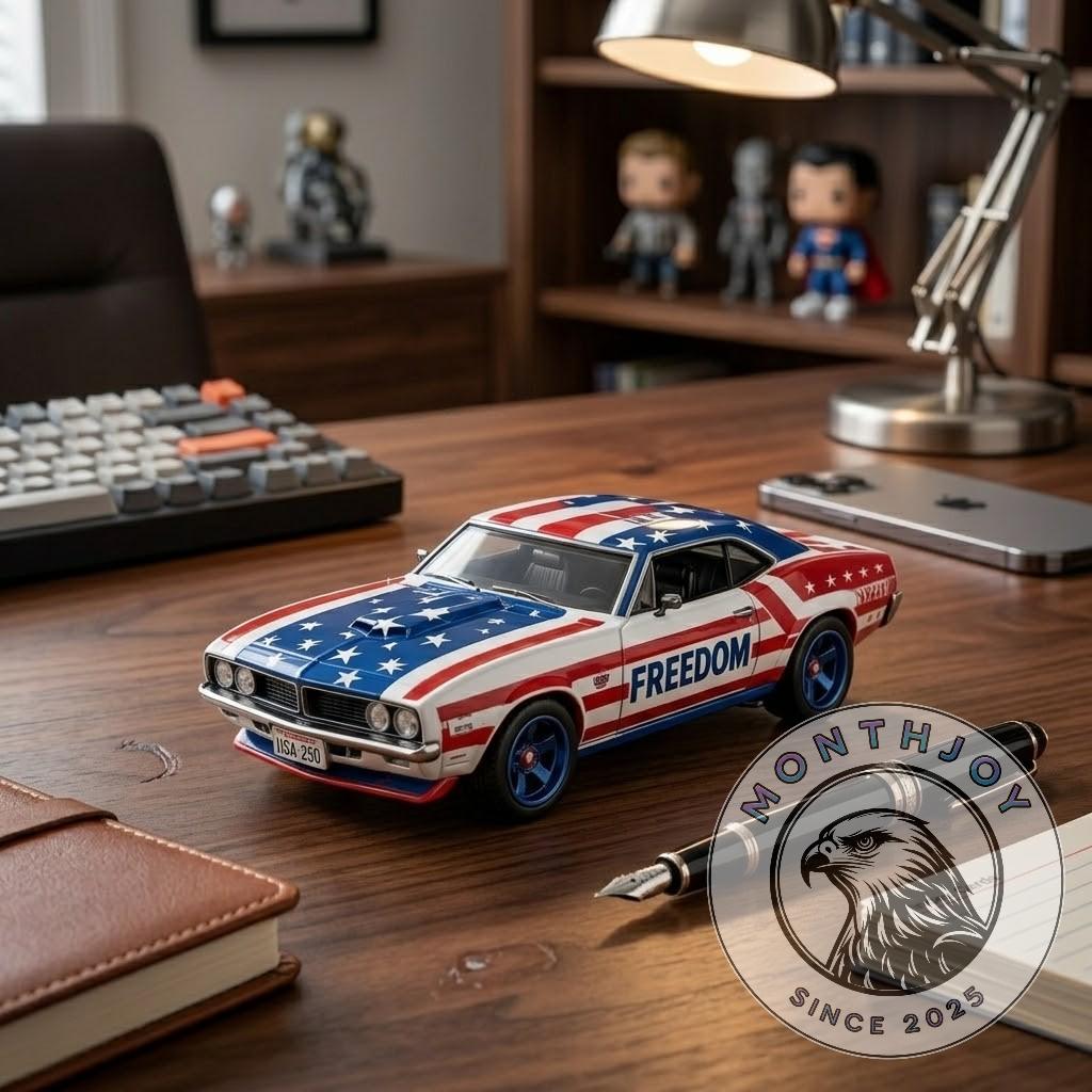 Hot Wheels America 250th Anniversary 2026 Independence Day Car - Detail View