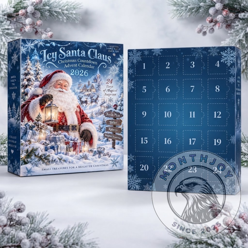 Icy Santa Claus Christmas Countdown 2026 Advent Calendar - photo 2