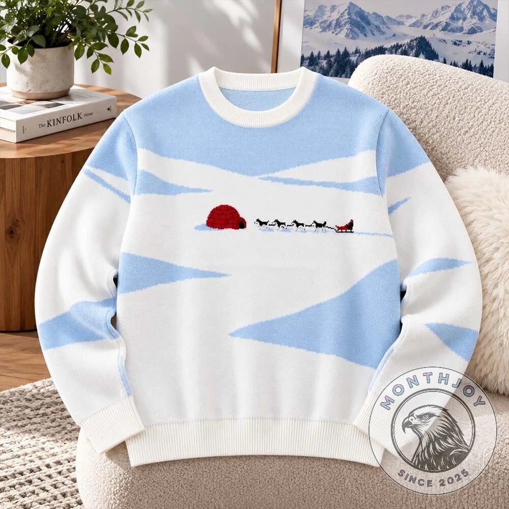 Igloo 2026 Winter Wonderland Snowy Landscape Ugly Sweater - photo 2