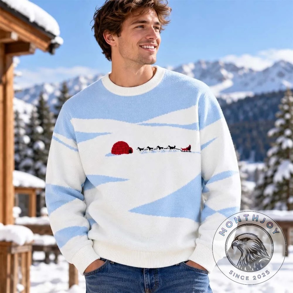 Igloo 2026 Winter Wonderland Snowy Landscape Ugly Sweater - photo 3