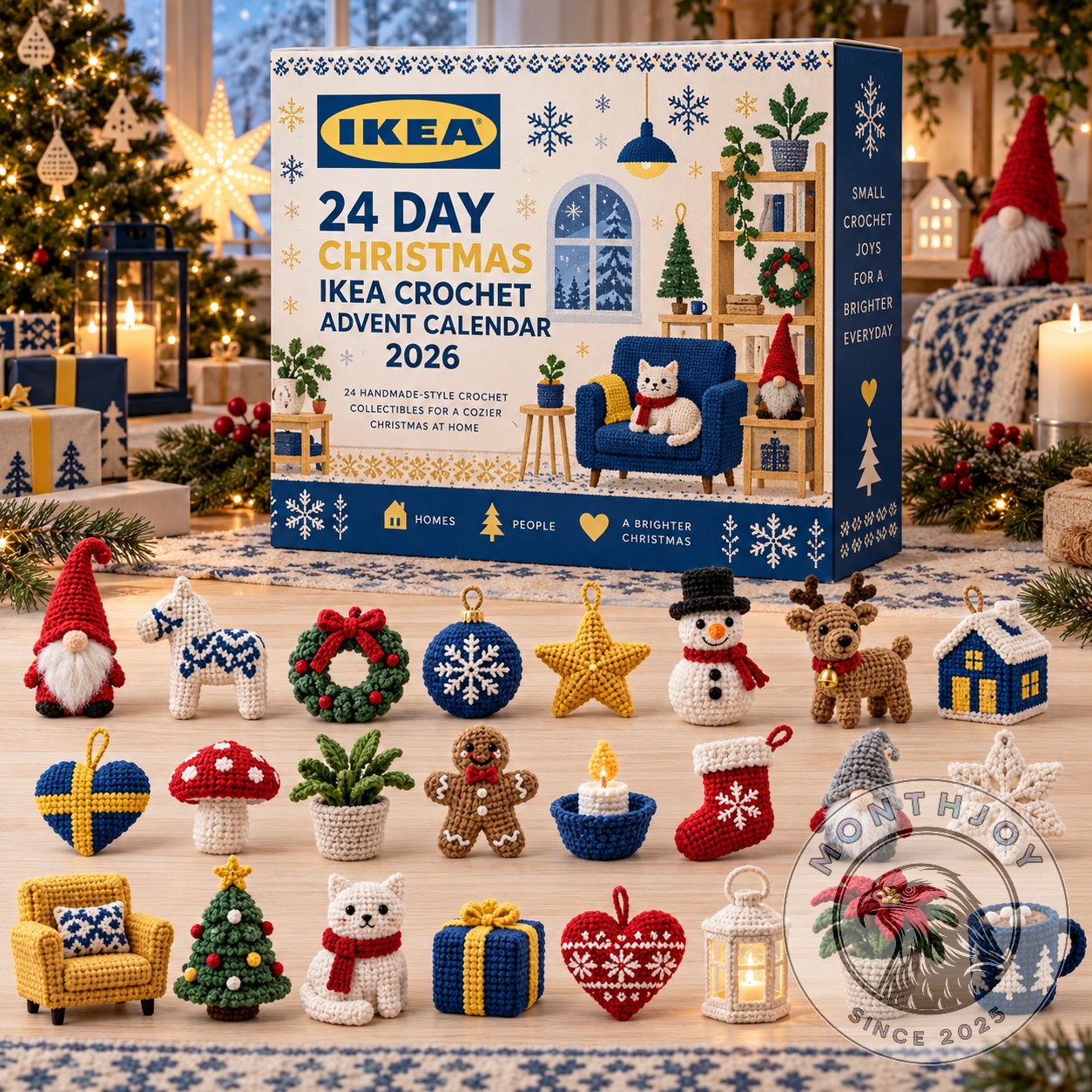 IKEA 24 Day Christmas Crochet Advent Calendar 2026