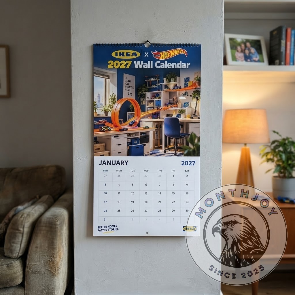 IKEA x Hot Wheels 2027 Wall Calendar - photo 2