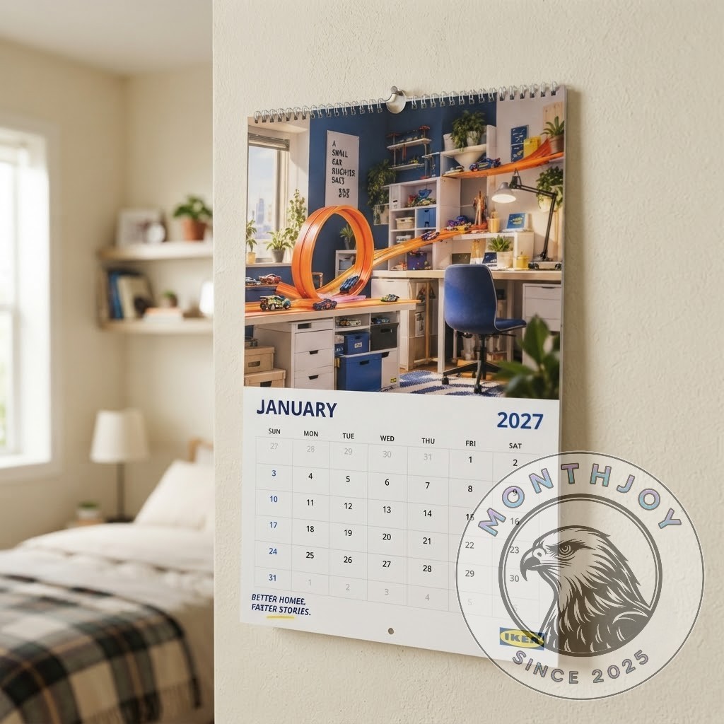IKEA x Hot Wheels 2027 Wall Calendar - photo 3