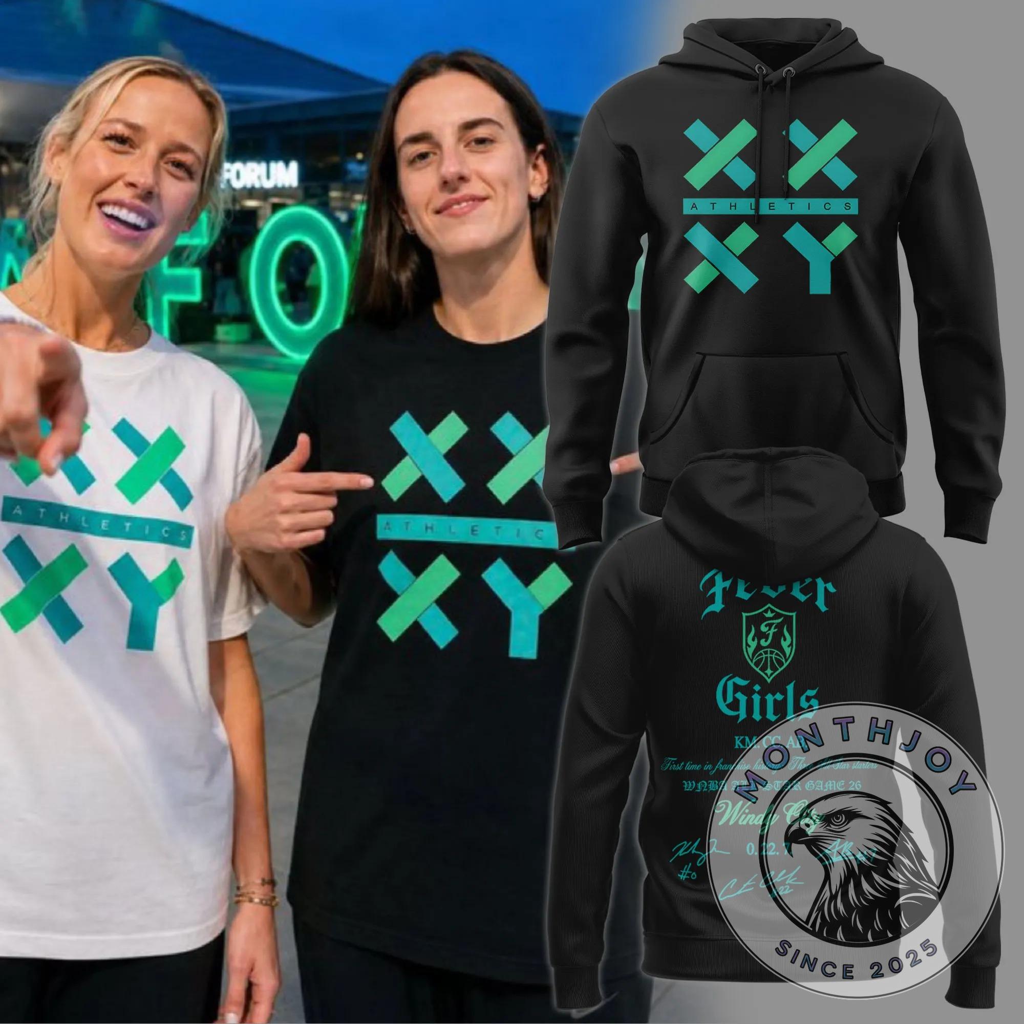 Indiana Fever Girls Monthjoy #0 WNBA All-Star Hoodie - Front View