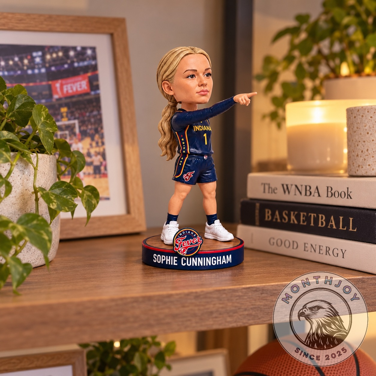 Indiana Fever Sophie Cunningham Pointing Bobblehead - photo 3