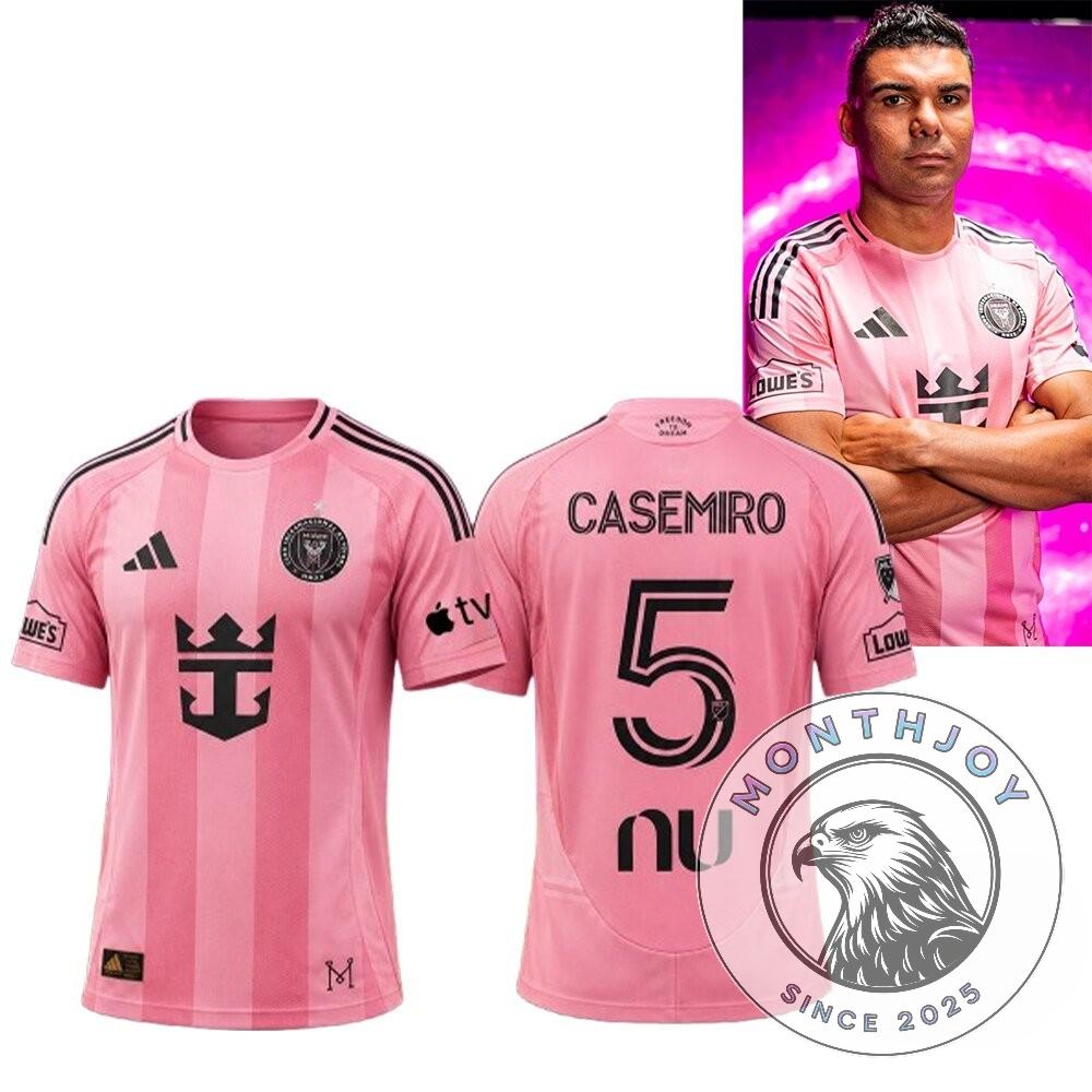 Inter Miami 2026 Casemiro 5 Home Soccer Jersey - Front View