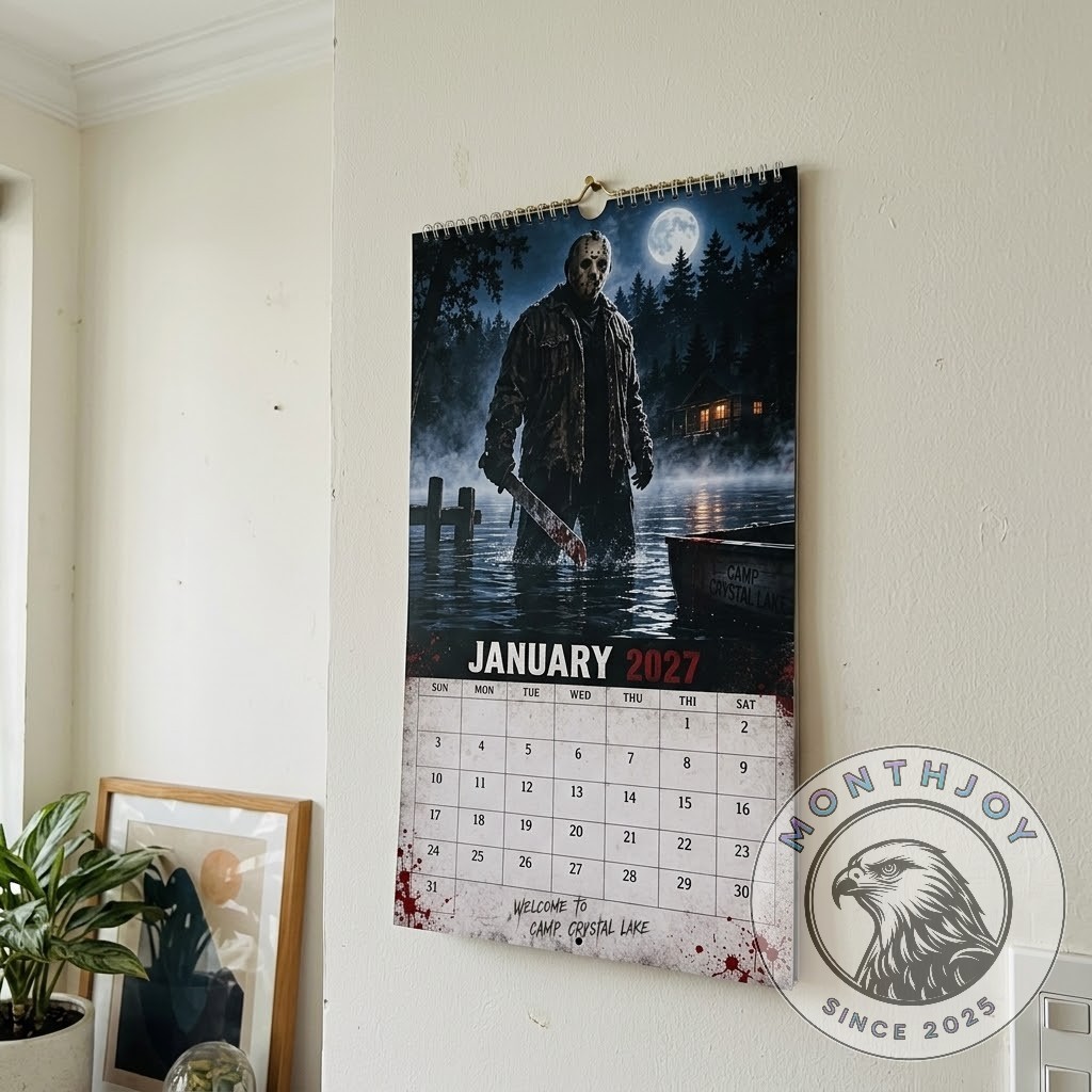 Jason Voorhees 2027 Camp Crystal Lake Wall Calendar - photo 3
