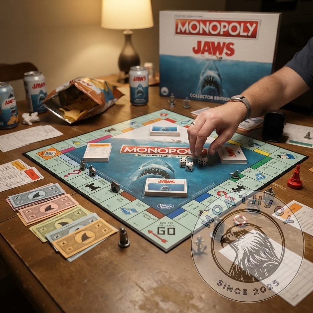 Jaws 50th Anniversary Monopoly Board Game - photo 2