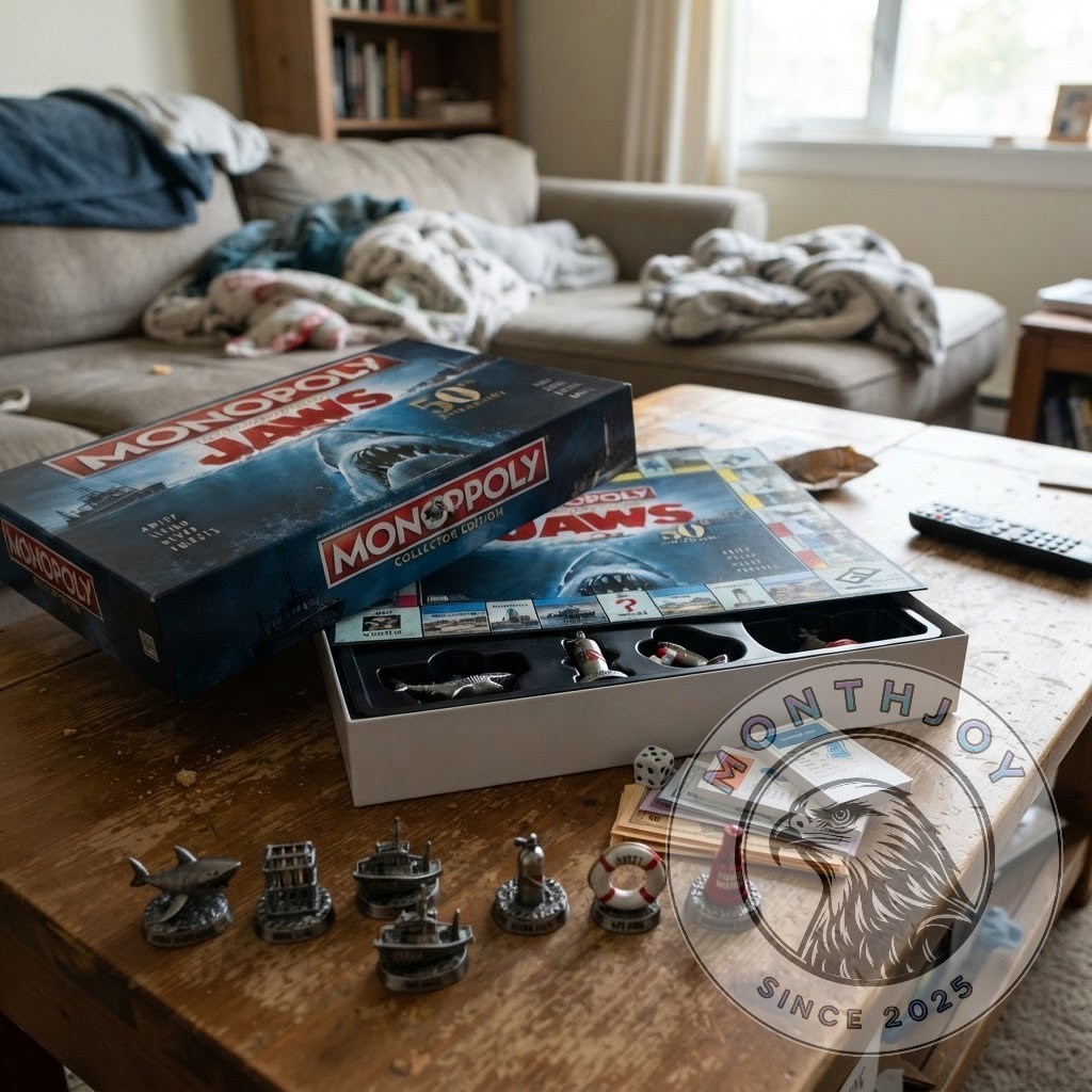 Jaws 50th Anniversary Monopoly Board Game - photo 3