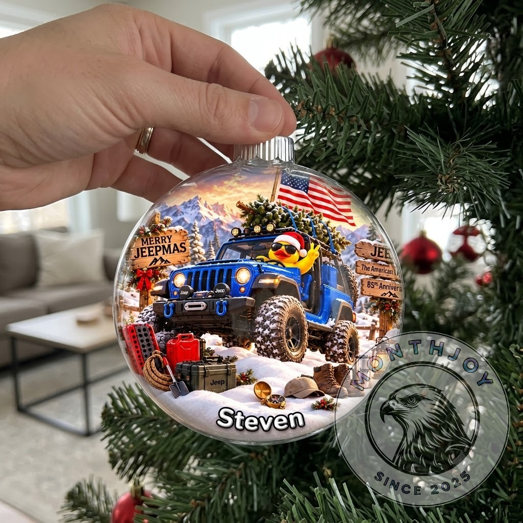 Jeep 85th Anniversary Merry Jeepmas Christmas 2026 Ornament - photo 2