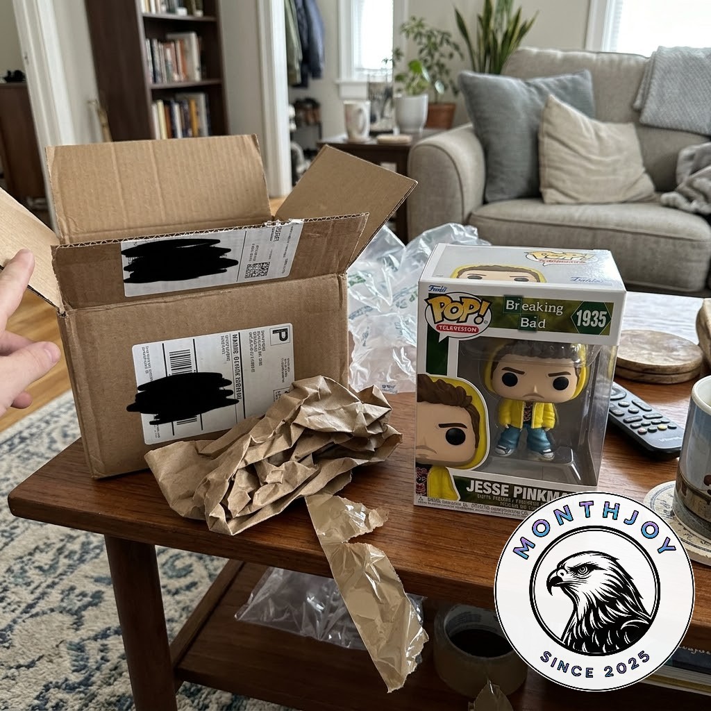 Jesse Pinkman Breaking Bad #1935 Funko Pop Figure - packaging branding and number close-up