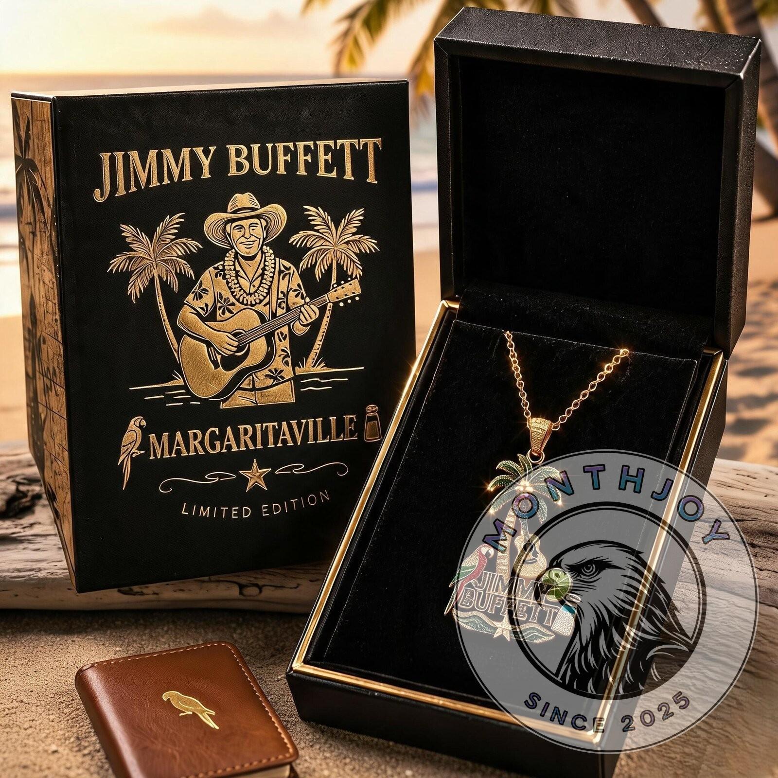 Jimmy Buffett Margaritaville Pendant Necklace - Front View