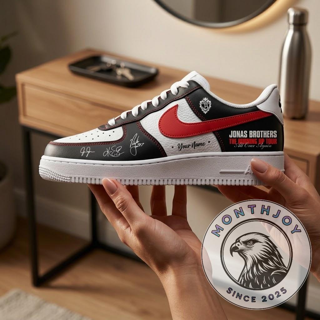 Jonas Brothers The Burning Up Tour 2026 Sneakers - Detail View