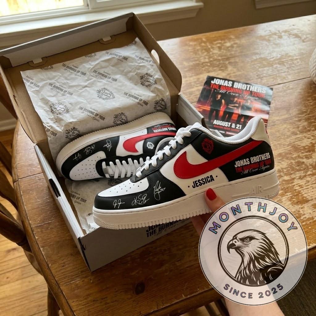 Jonas Brothers The Burning Up Tour 2026 Sneakers - Front View