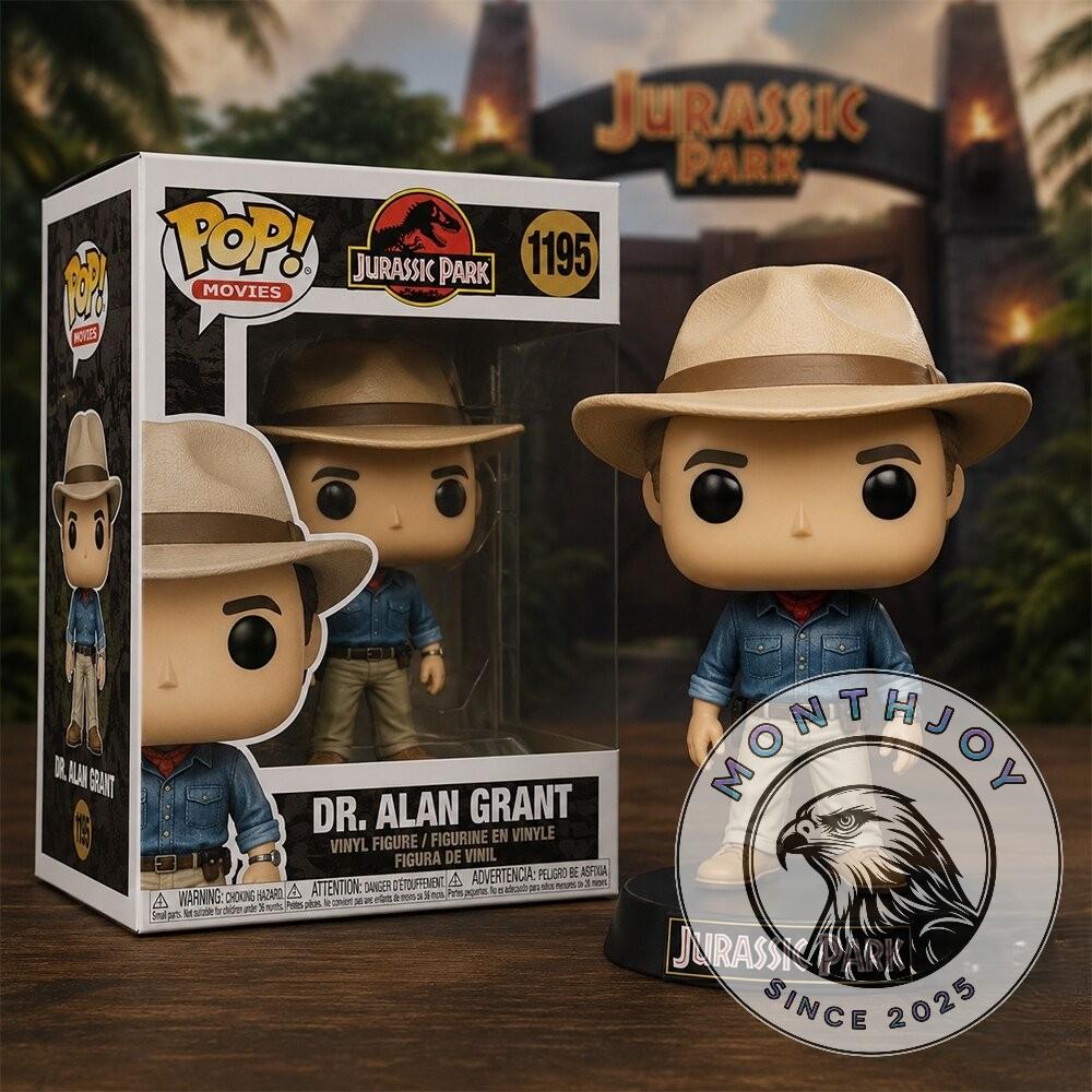 Jurassic Park Sam Neill Dr Alan Grant Funko Pop 2026 - Detail View