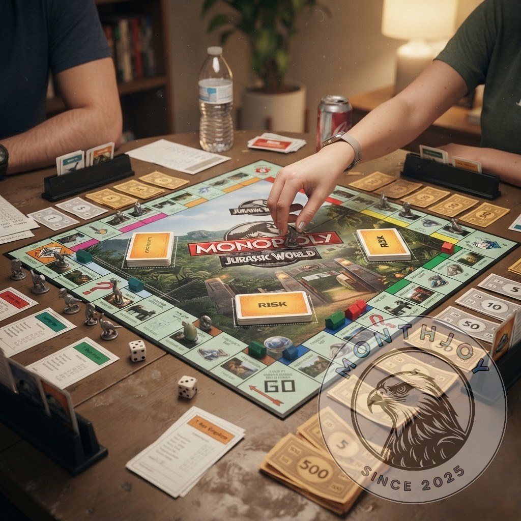 Jurassic World Collector's Edition Monopoly Board Game - photo 2