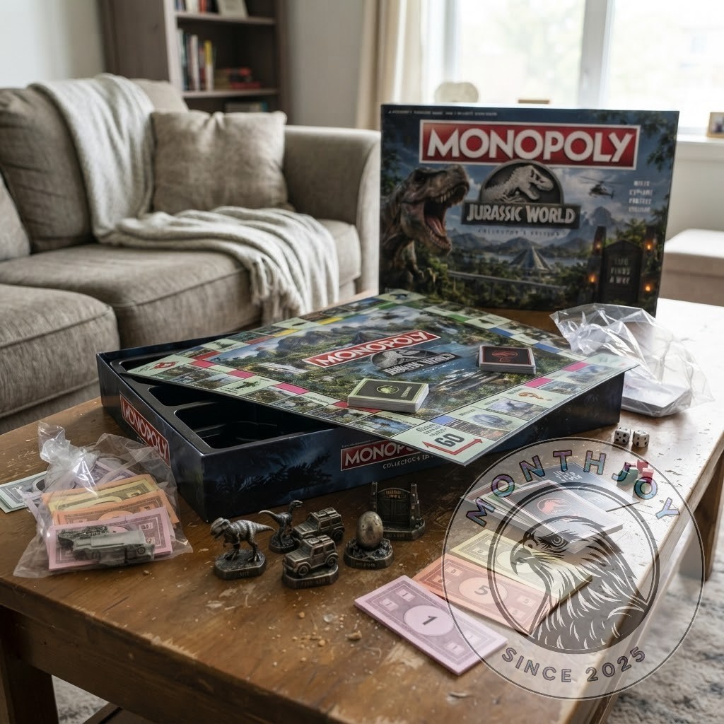 Jurassic World Collector's Edition Monopoly Board Game - photo 3