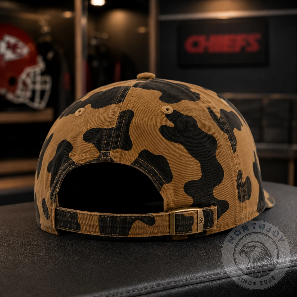 Kansas City Chiefs Women’s Camo Clean Up Cap - Detail View
