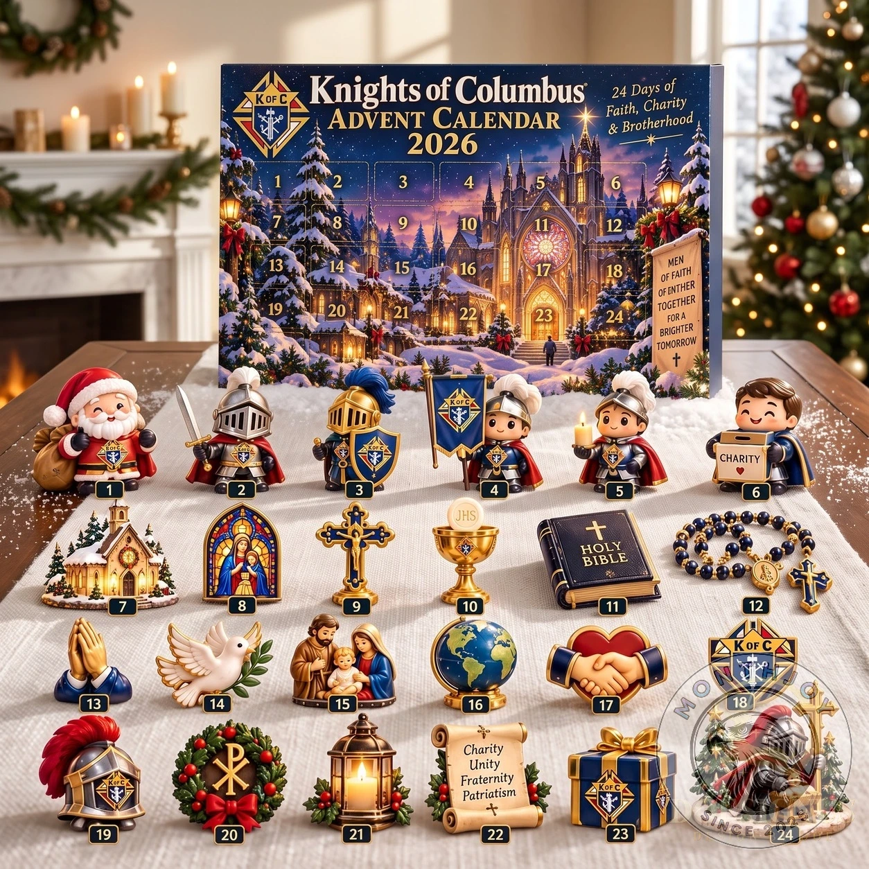 Knights of Columbus 2026 Advent Calendar - Close-Up