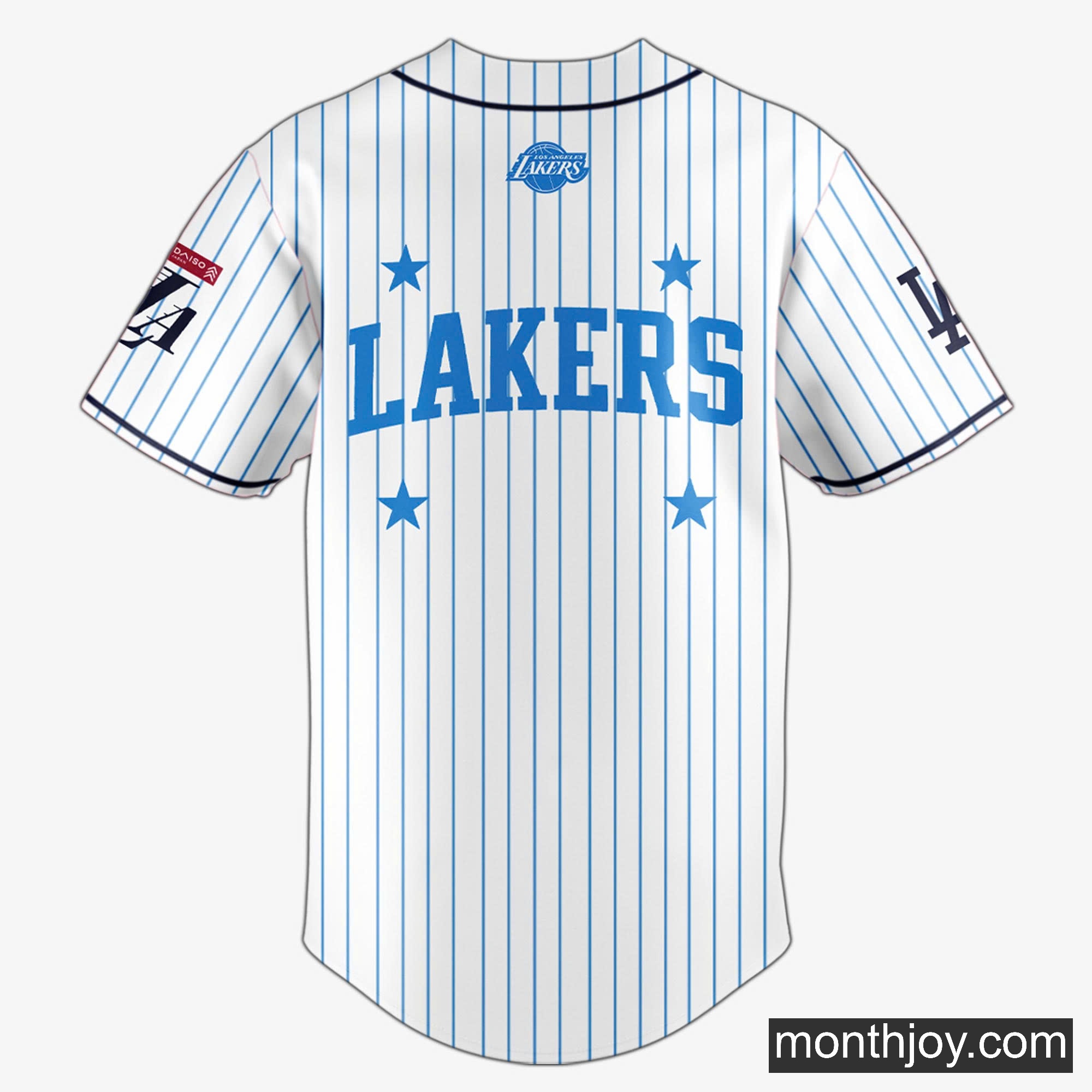 Lakers and Dodgers City Crossover Baseball Jersey - photo 3