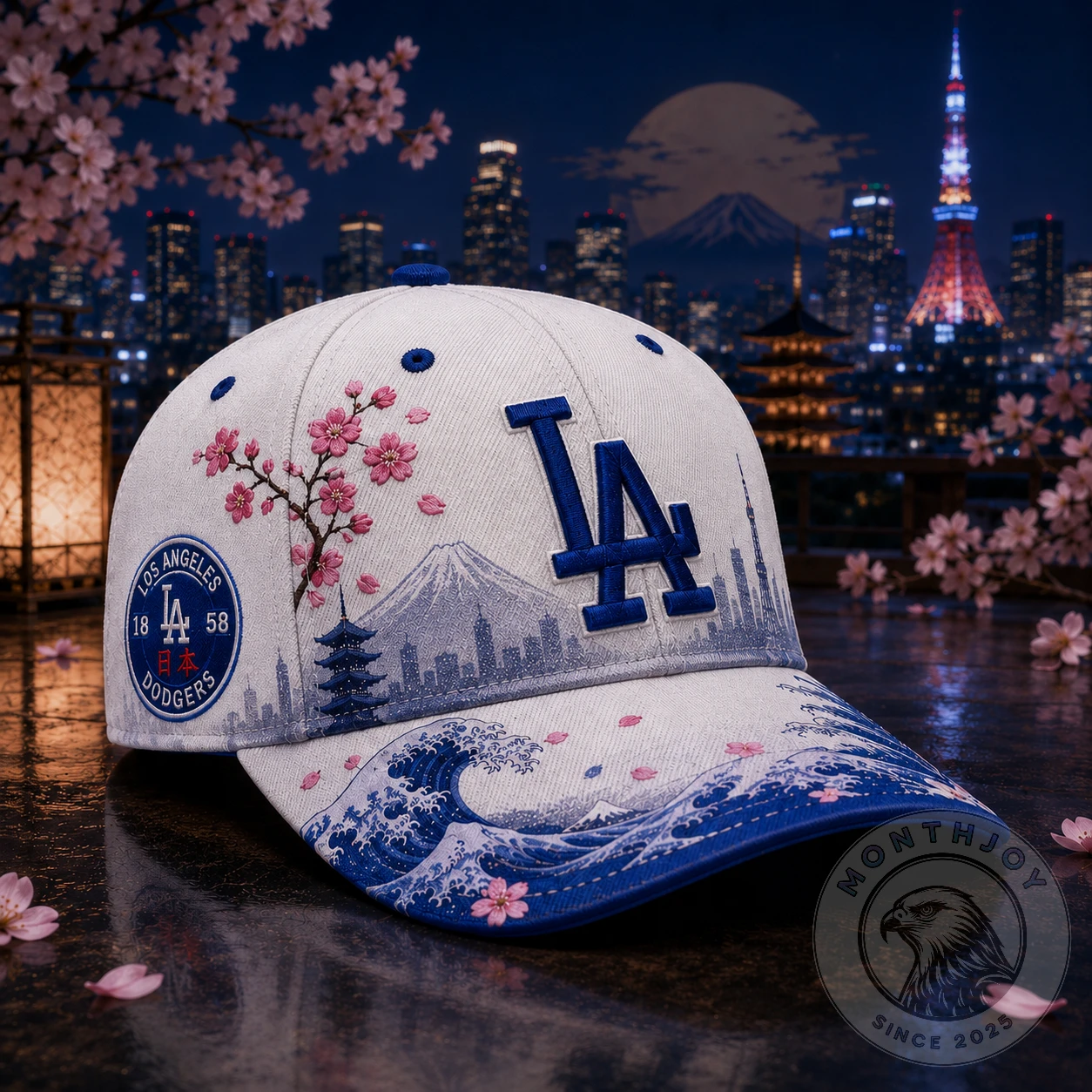Los Angeles Dodgers Global Series 2024 Japan Baseball Jersey - Detail View