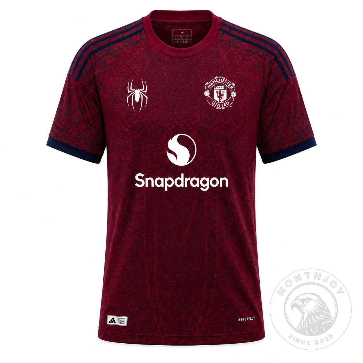 Manchester United x Spider-Man Brand New Day Dark Rose Jersey - Detail View