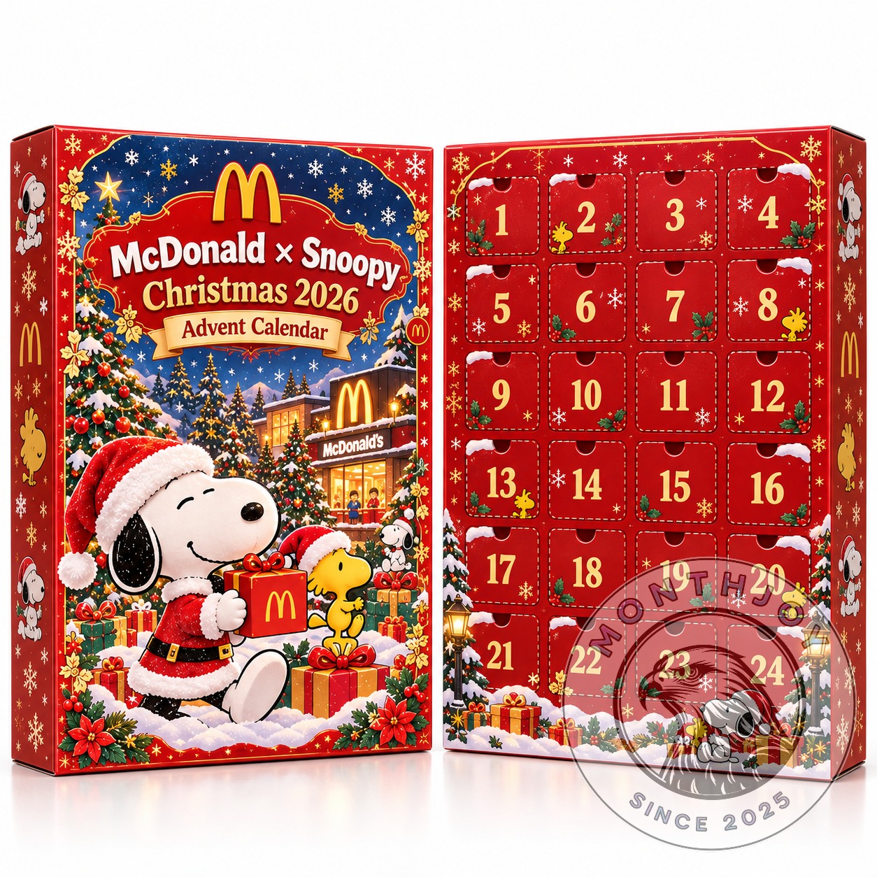 McDonald's x Snoopy Christmas 2026 Advent Calendar - photo 2