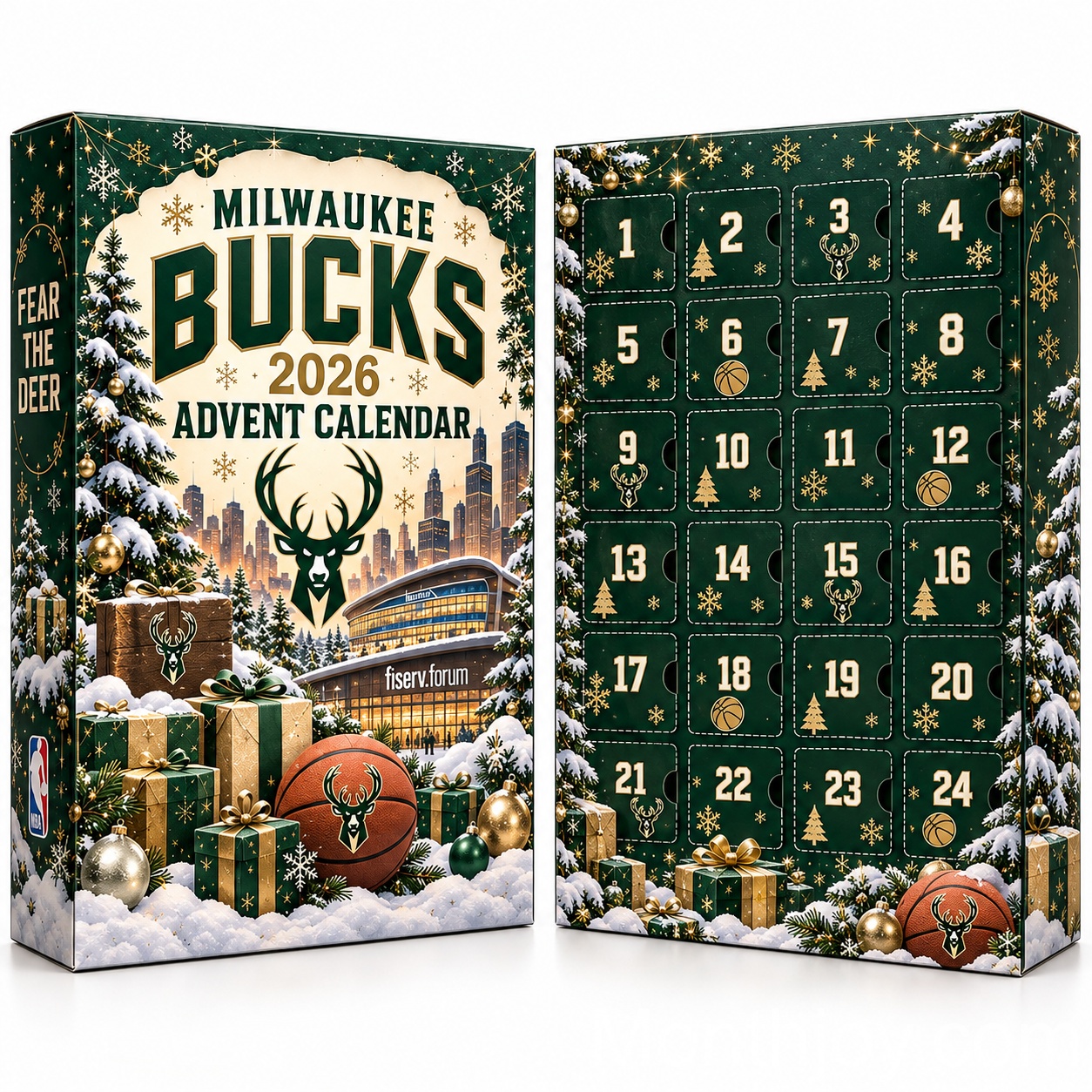Milwaukee Bucks 2026 Christmas Advent Calendar - photo 2