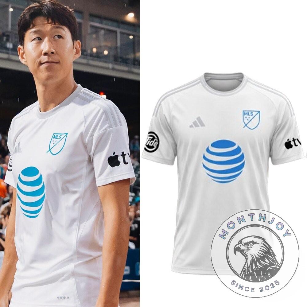 MLS AT&T Tide Apple TV Sponsor White Soccer Jersey - Front View