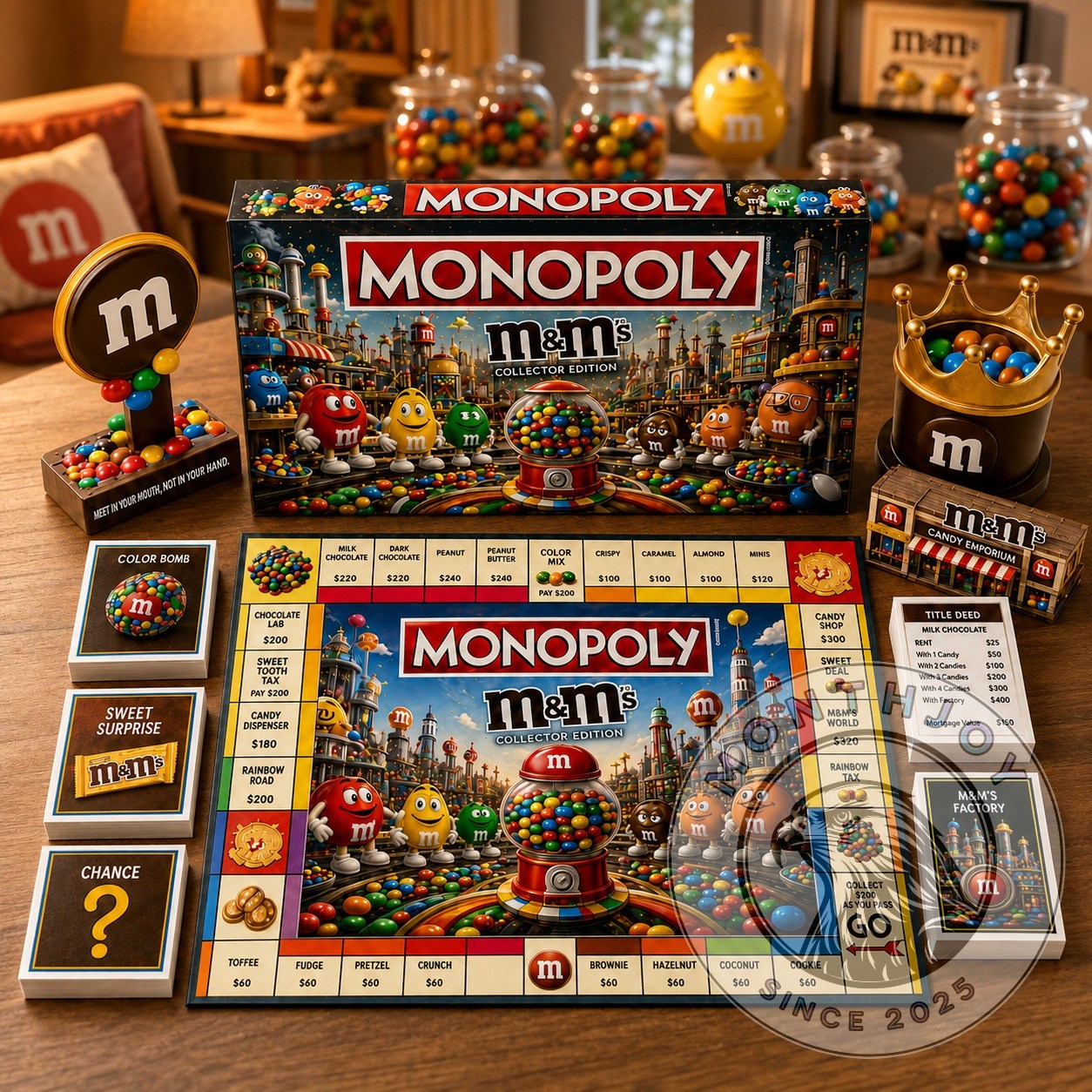M&M's Collector Edition Monopoly Board Game - photo 2