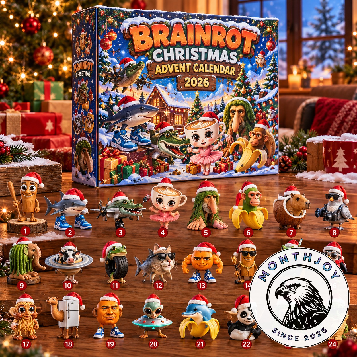 Monopoly Brainrot Christmas 2026 Board Game - photo 2