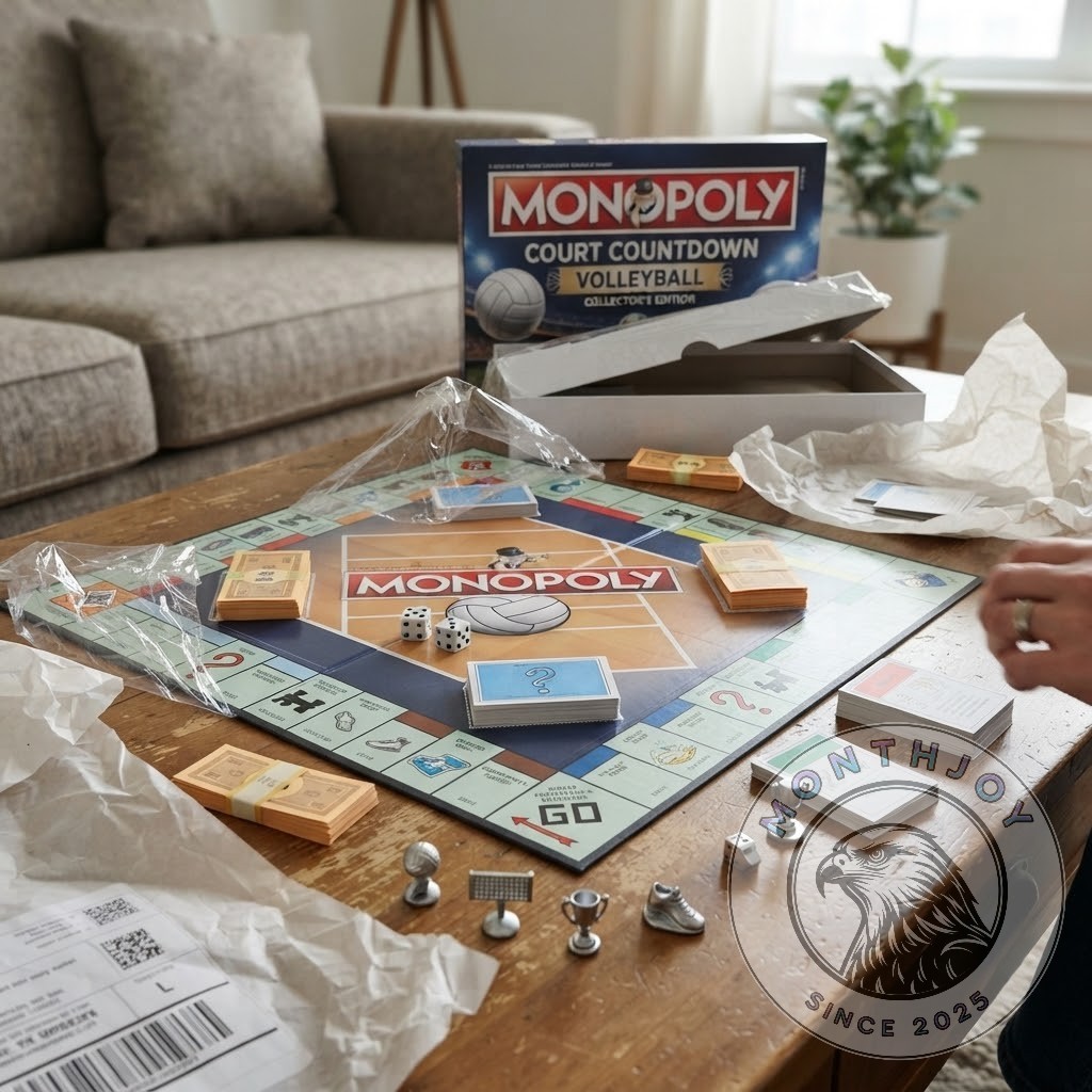 Monopoly Court Countdown Volleyball 2026 Board Game - photo 3