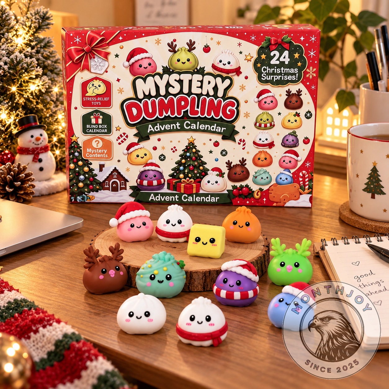 Mystery Dumpling Christmas 2026 Squishy Advent Calendar - photo 3