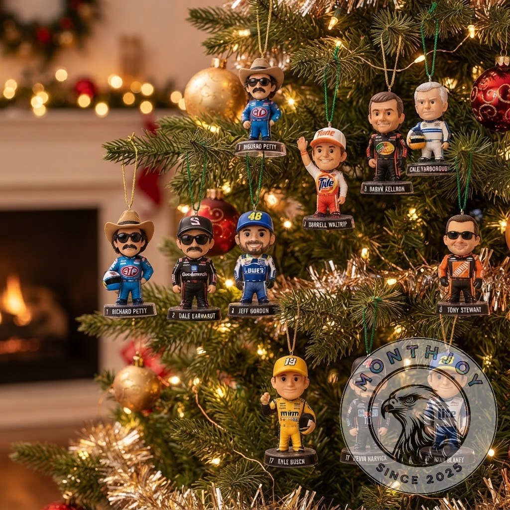 NASCAR Famous Legend Drivers 2026 Advent Calendar - numbered figures arranged beneath calendar packaging