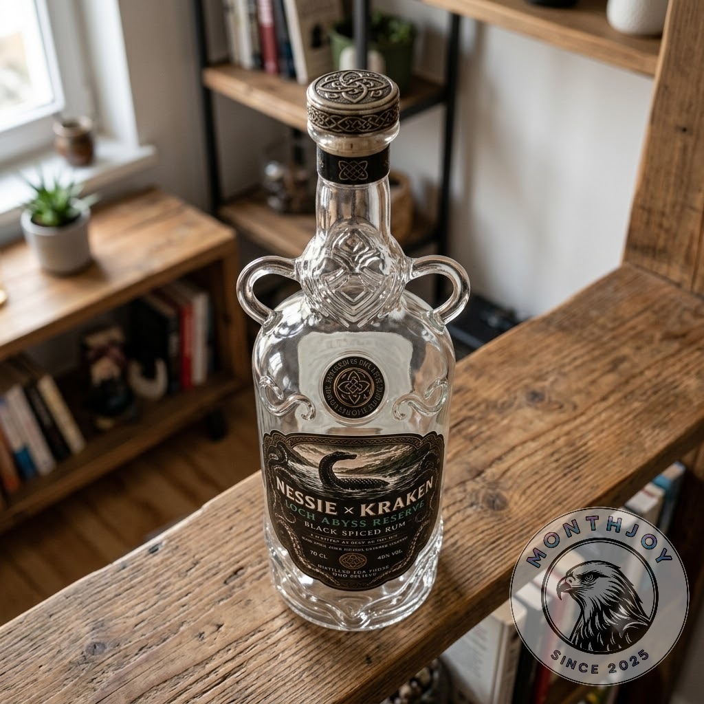 Nessie x Kraken Loch Abyss Reserve Black Spiced Rum Bottle - photo 2