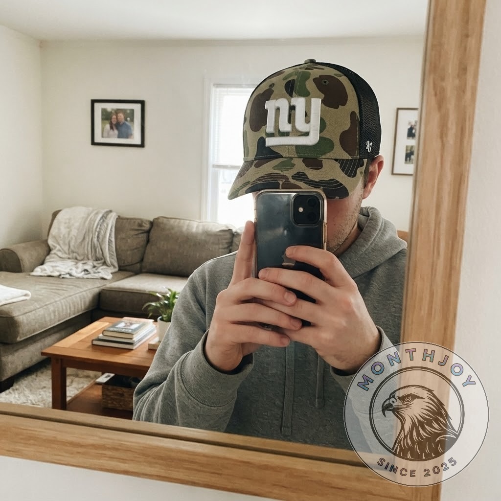New York Giants Duck Camo Trucker Hat - photo 2
